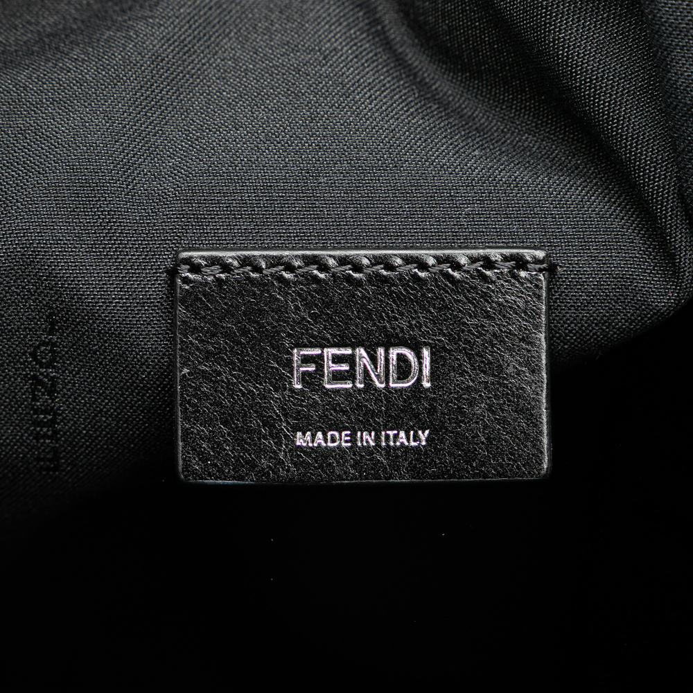 Brown Canvas Fendi Backpack