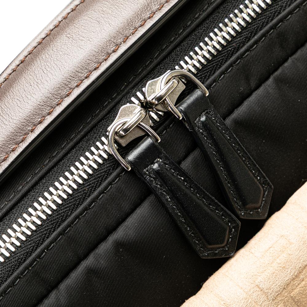 Brown Canvas Fendi Backpack