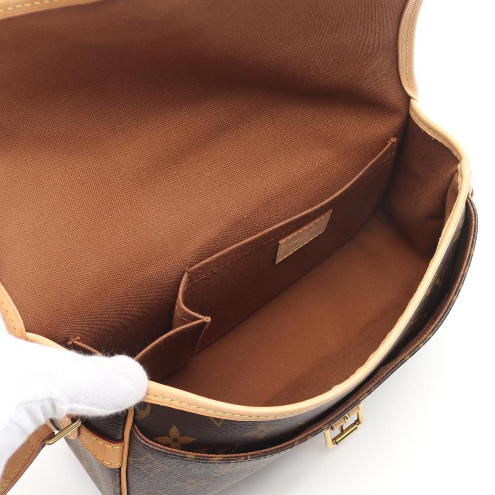 Brown Canvas Fendi Crossbody Bag