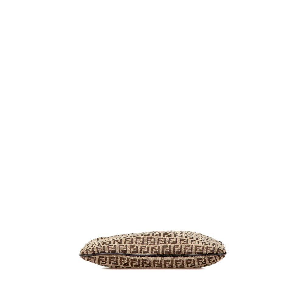 Brown Canvas Fendi Crossbody Bag