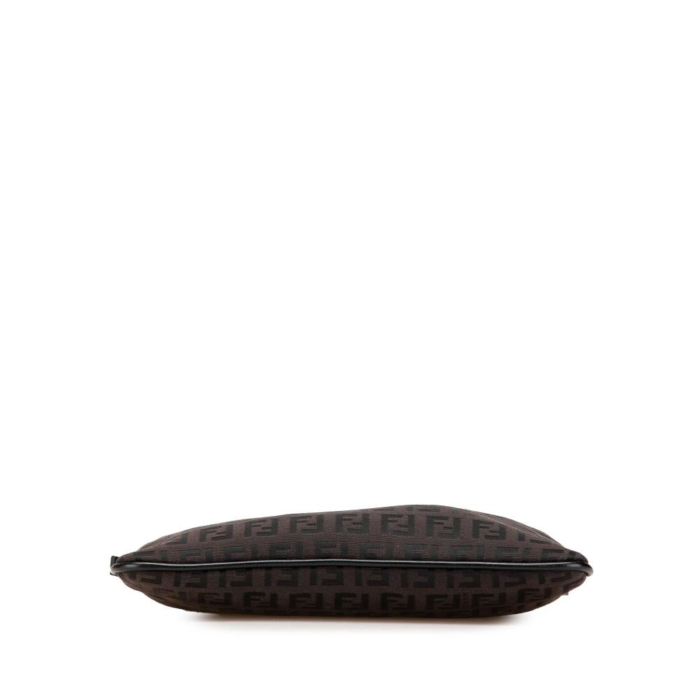 Brown Canvas Fendi Crossbody Bag