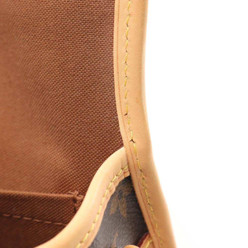 Brown Canvas Fendi Crossbody Bag