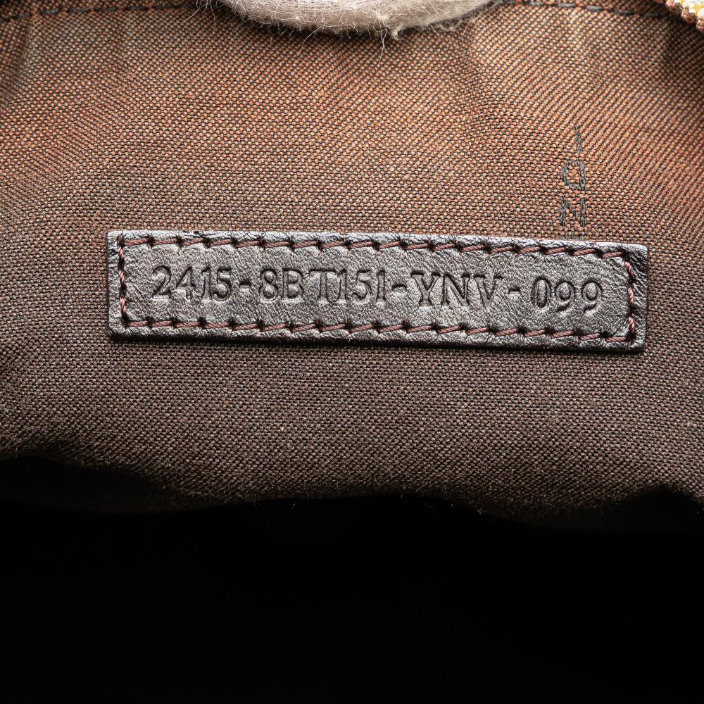 Brown Canvas Fendi Crossbody Bag