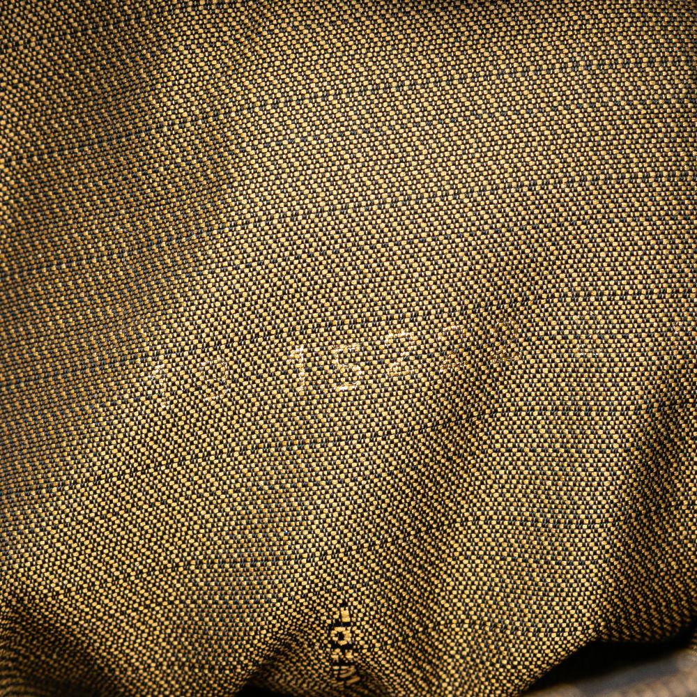 Brown Canvas Fendi Shoulder Bag