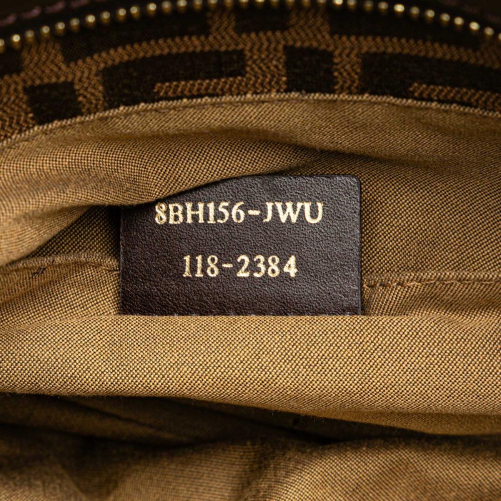 Brown Canvas Fendi Tote