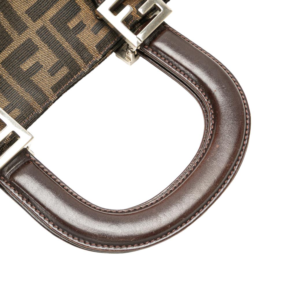 Brown Canvas Fendi Tote
