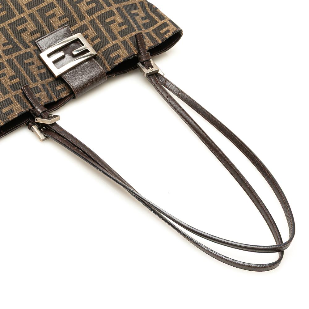 Brown Canvas Fendi Tote