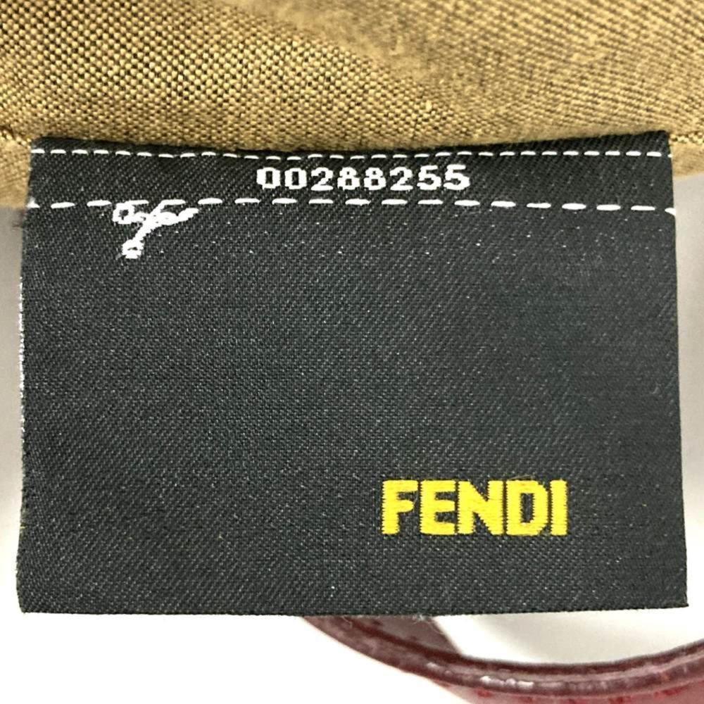 Brown Canvas Fendi Tote