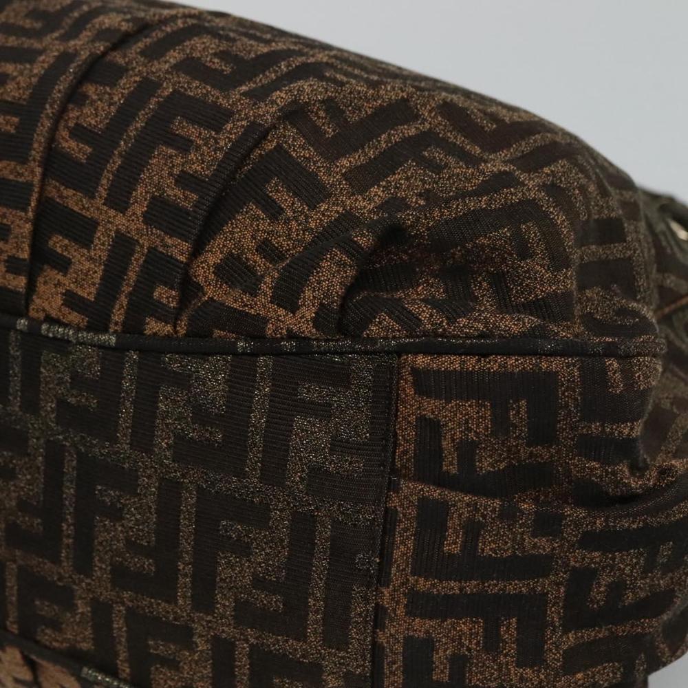Brown Canvas Fendi Tote