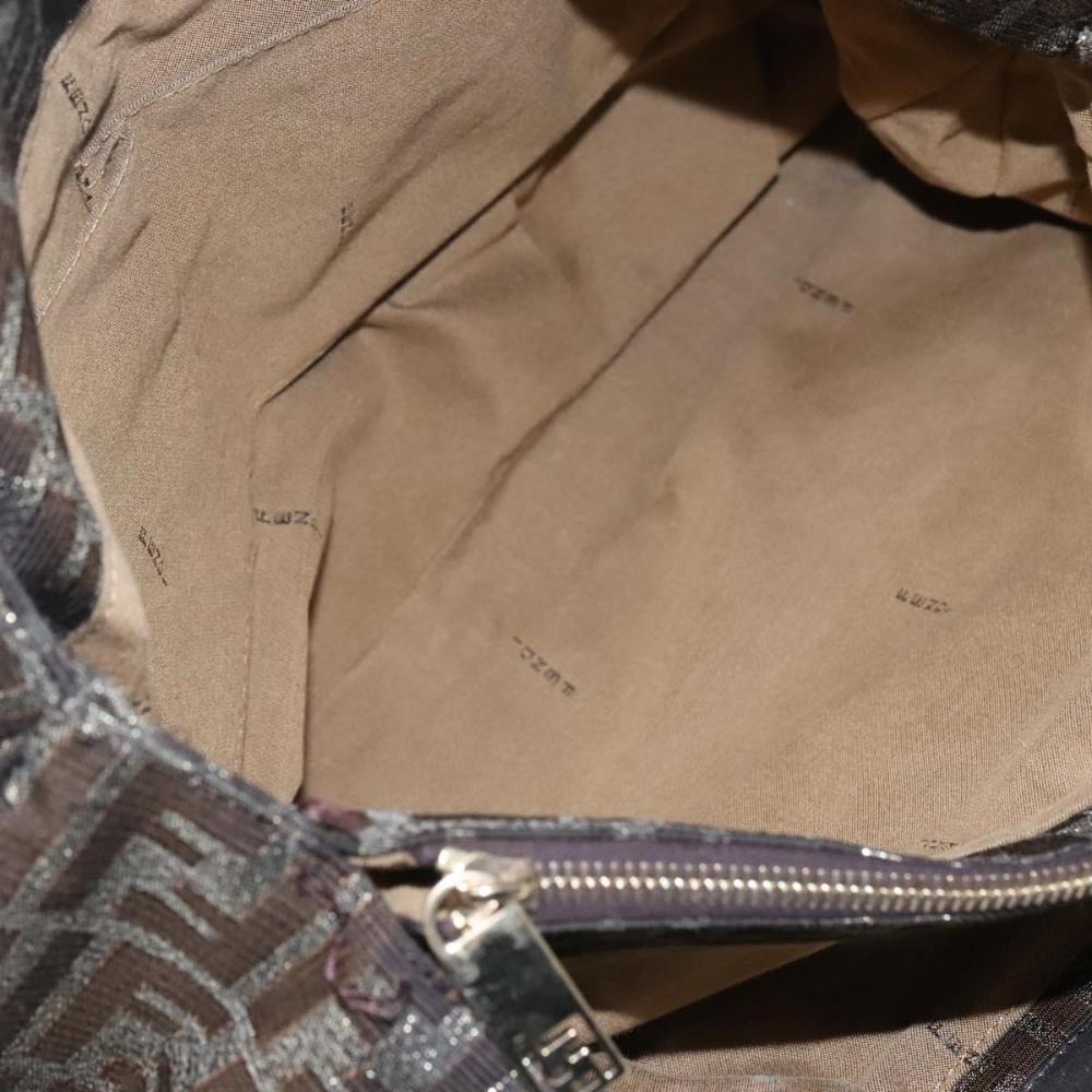Brown Canvas Fendi Tote
