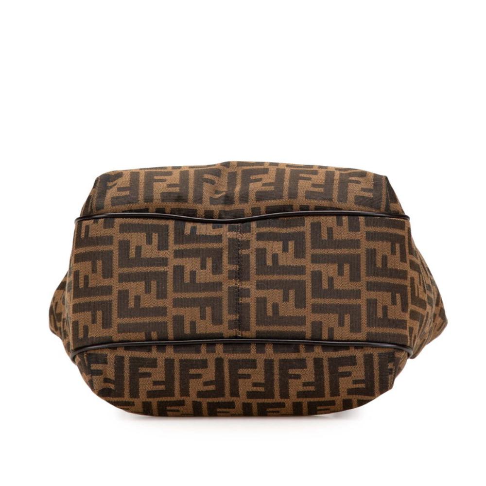 Brown Canvas Fendi Tote
