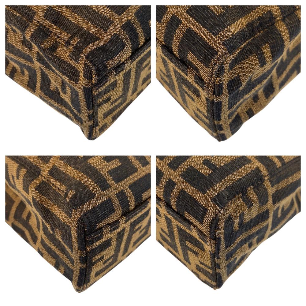 Brown Canvas Fendi Tote