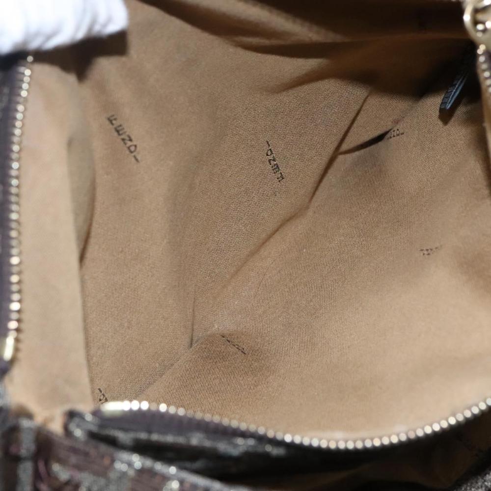 Brown Canvas Fendi Tote