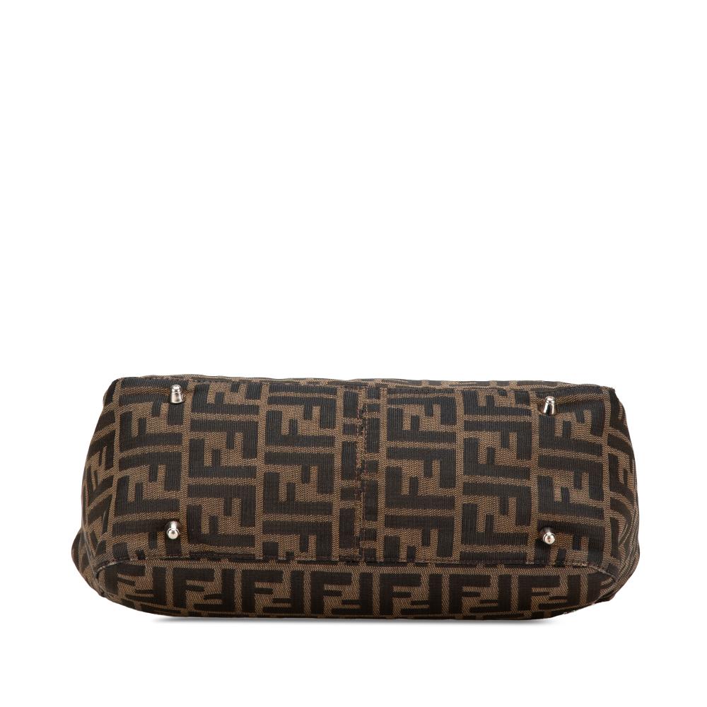 Brown Canvas Fendi Tote