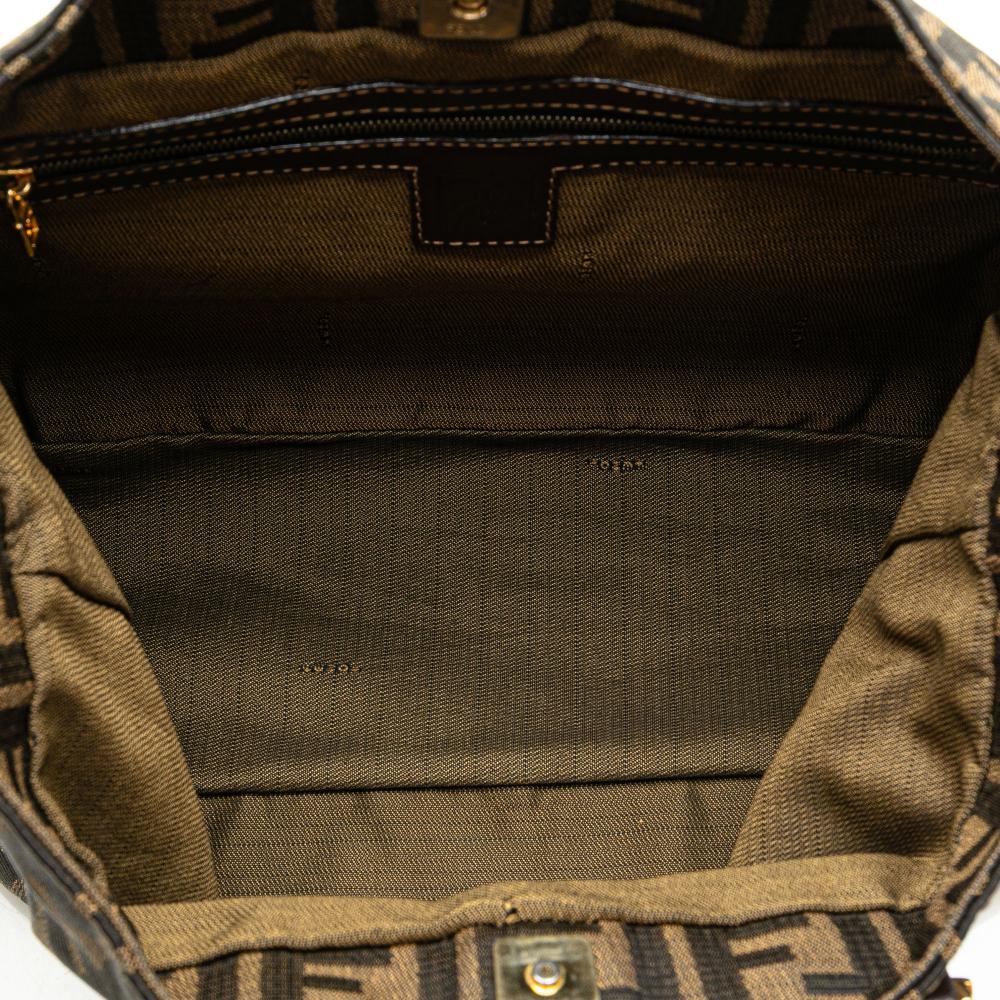 Brown Canvas Fendi Tote