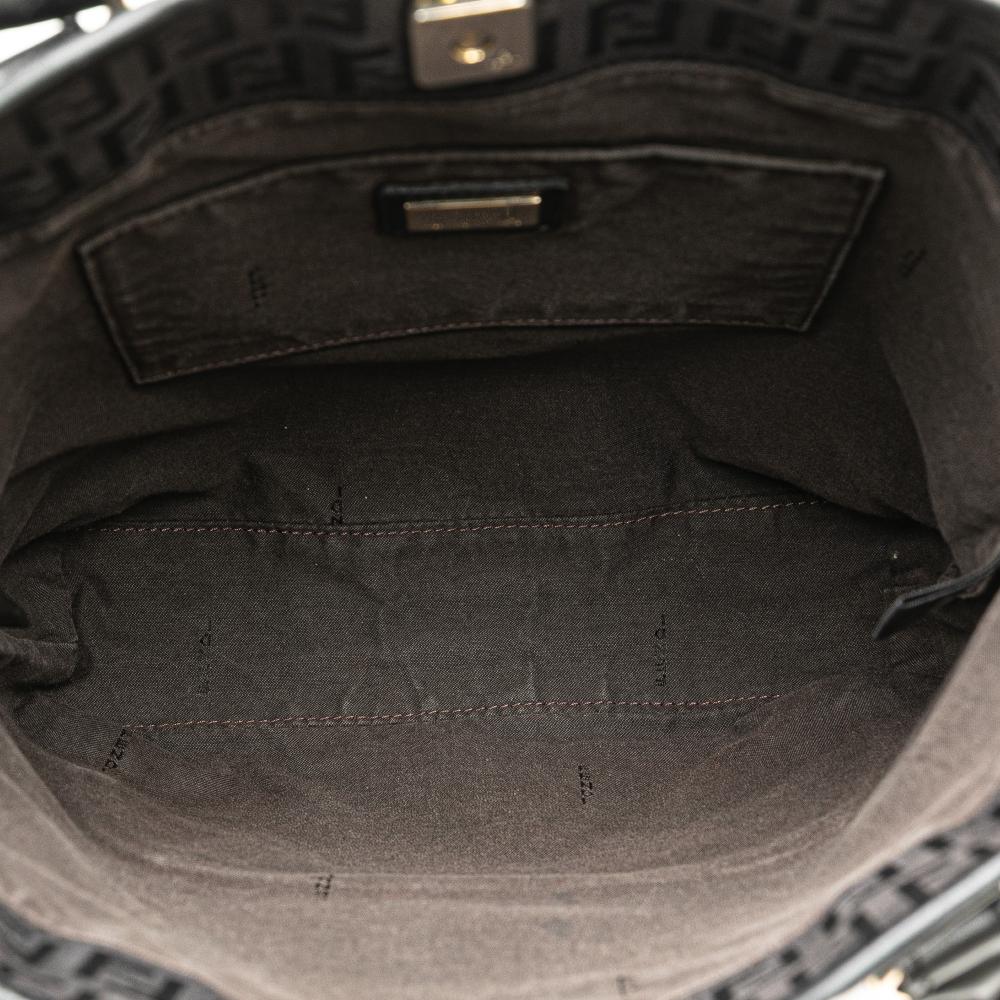 Brown Canvas Fendi Tote