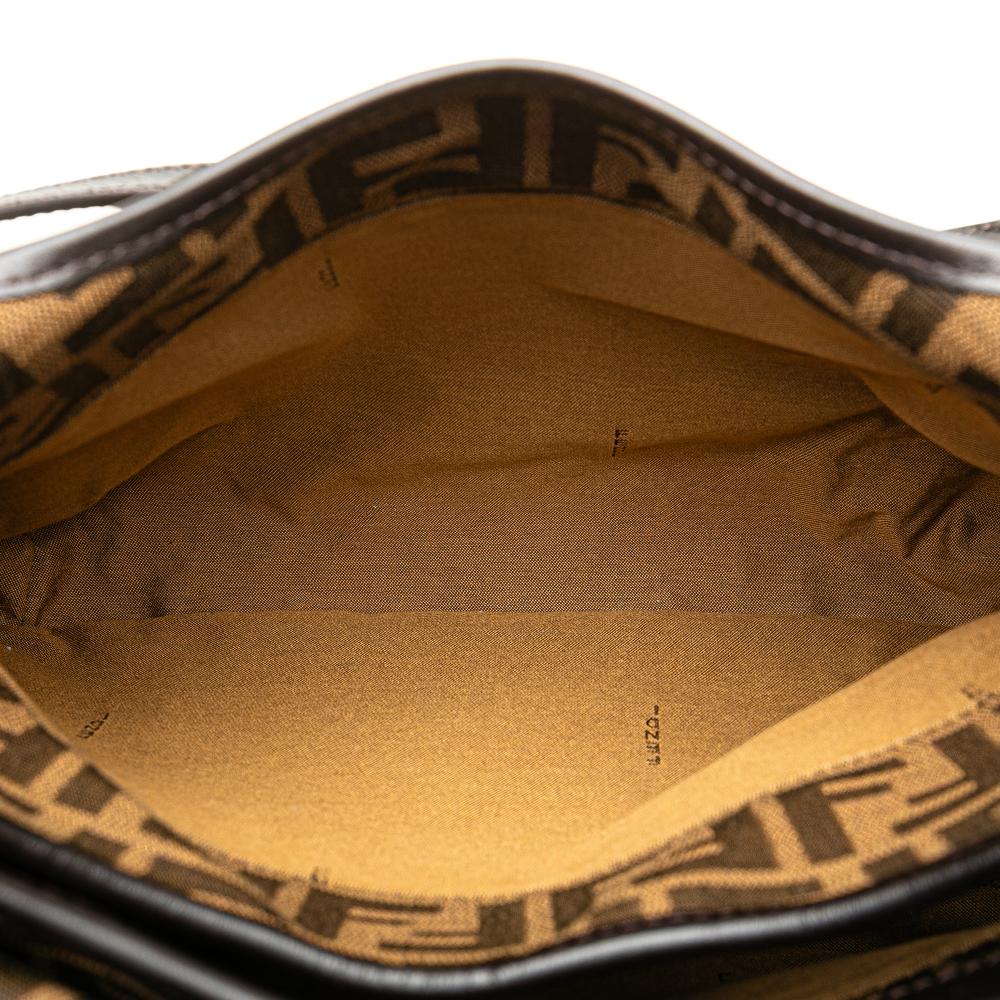Brown Canvas Fendi Tote