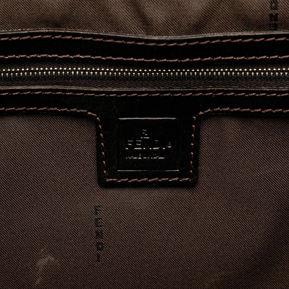 Brown Canvas Fendi Tote