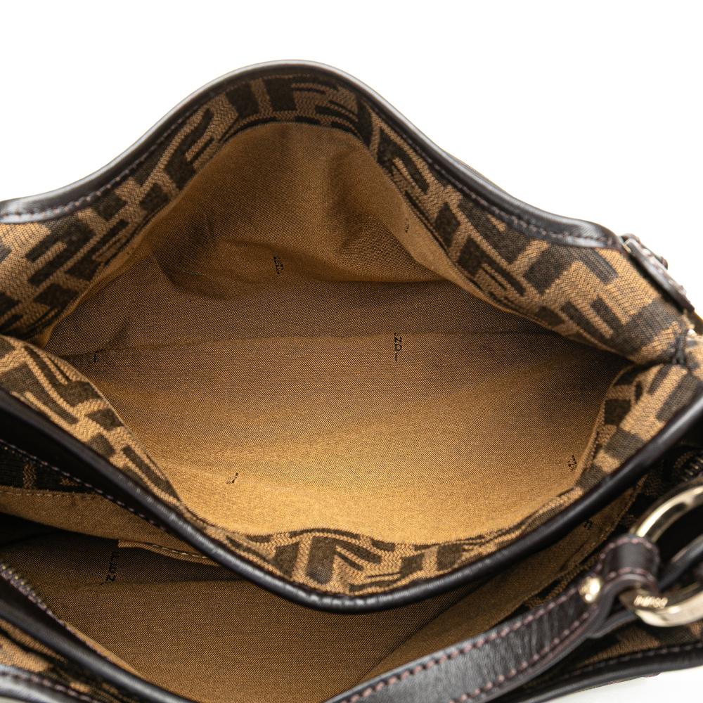 Brown Canvas Fendi Tote