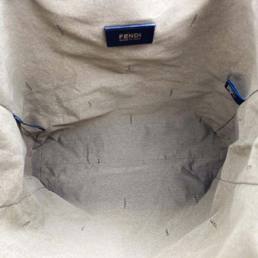 Brown Canvas Fendi Tote