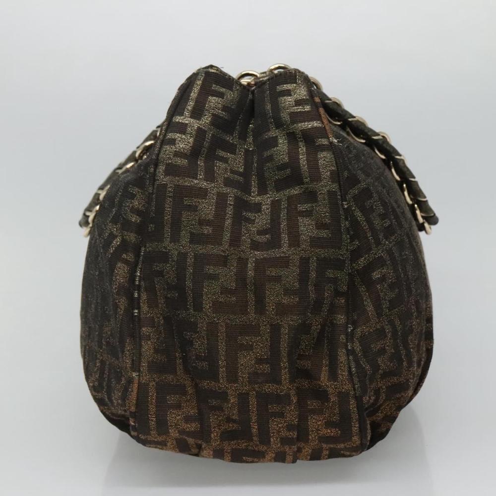 Brown Canvas Fendi Tote