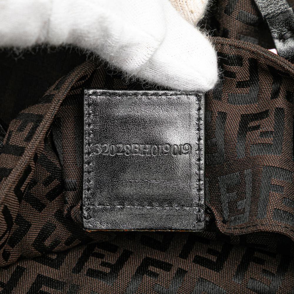 Brown Canvas Fendi Tote