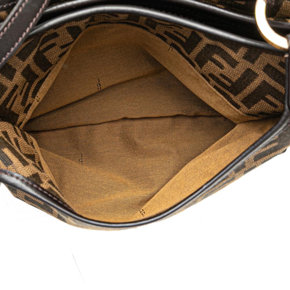 Brown Canvas Fendi Tote
