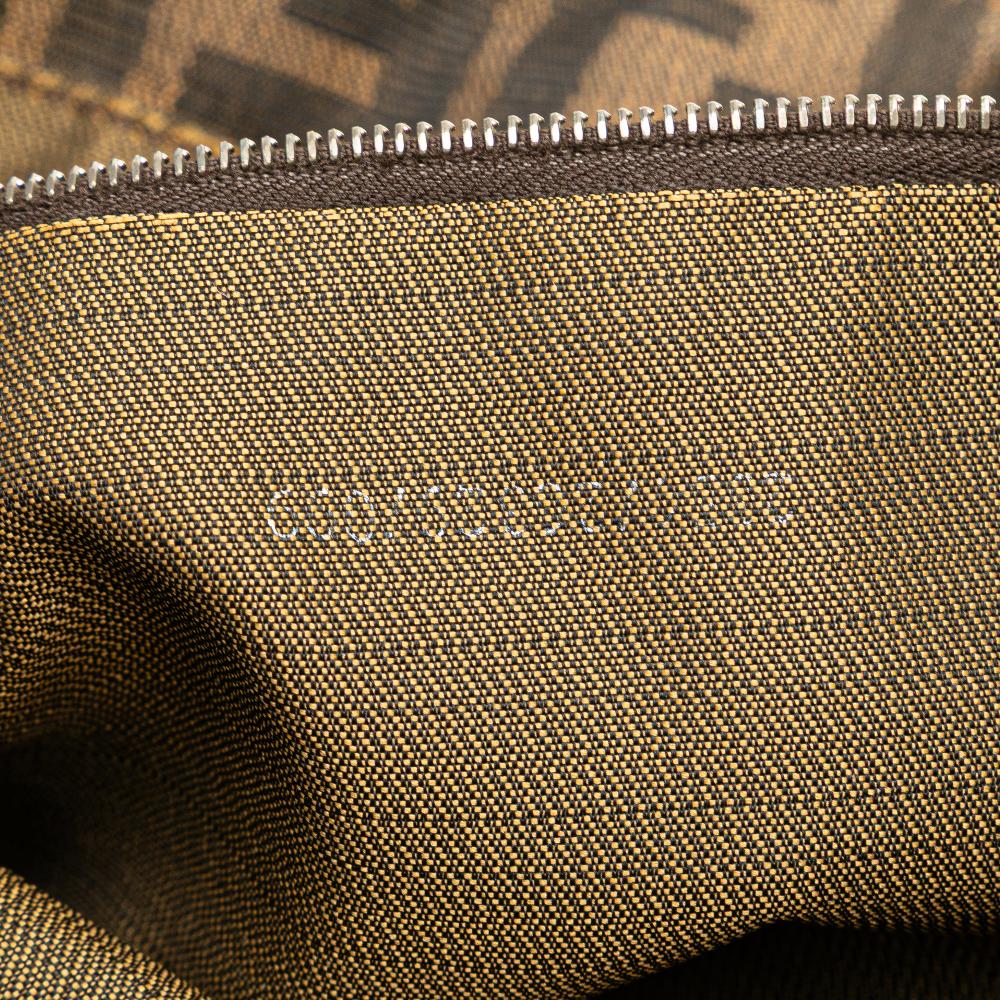 Brown Canvas Fendi Tote