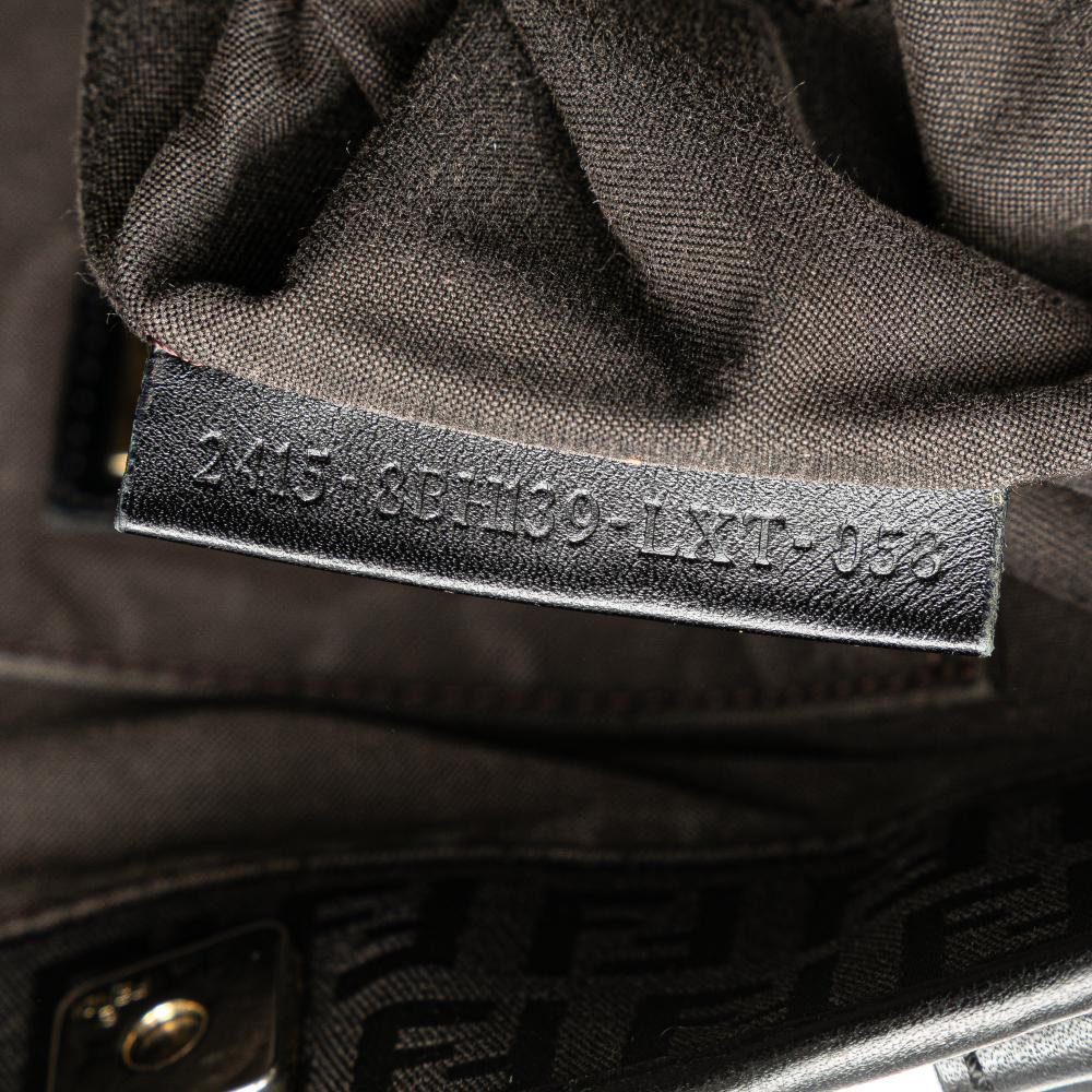 Brown Canvas Fendi Tote