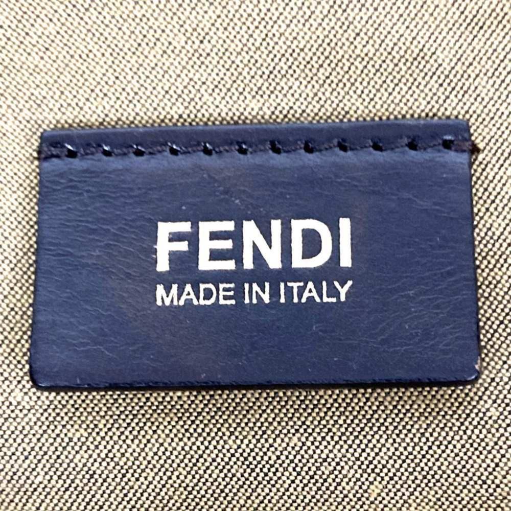 Brown Canvas Fendi Tote