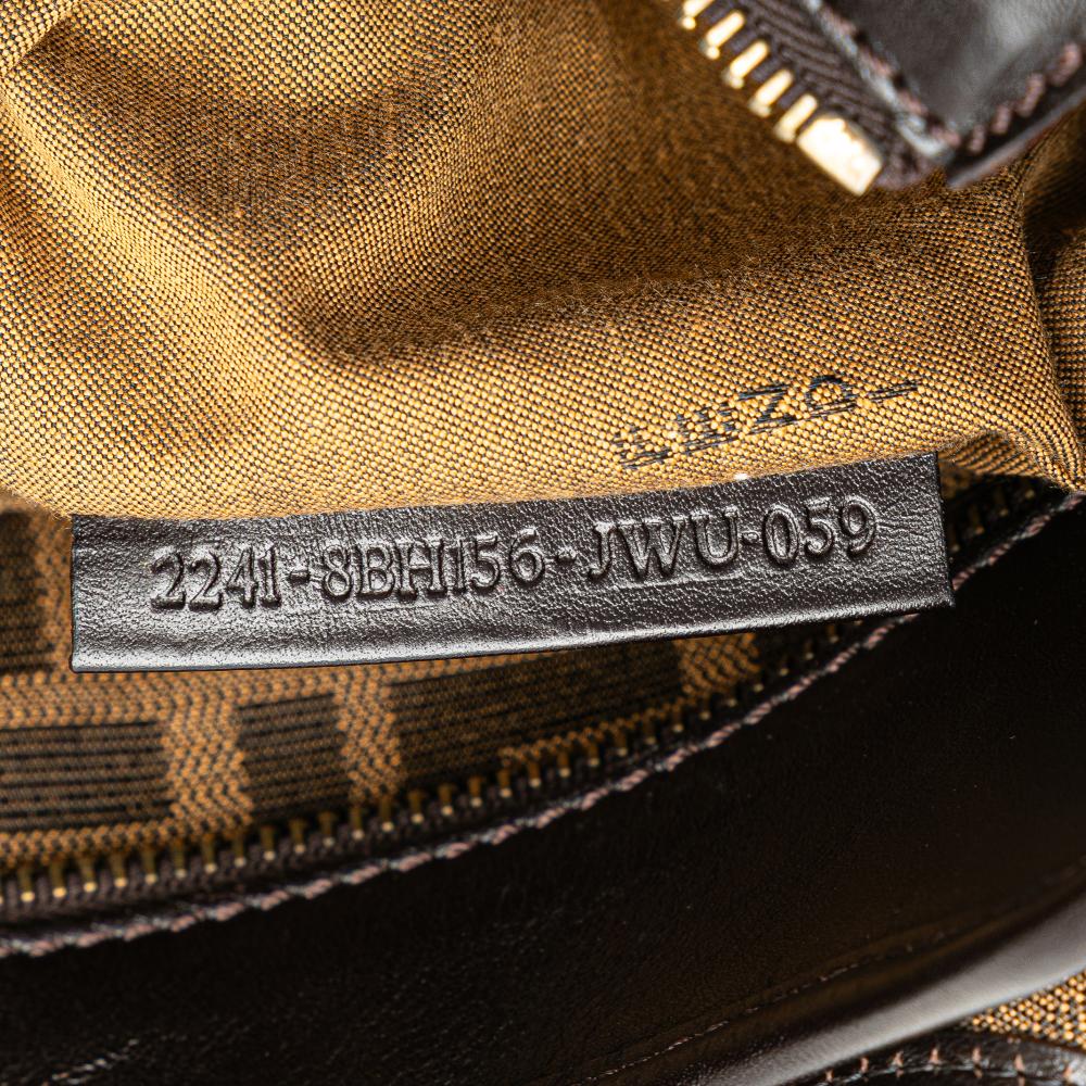 Brown Canvas Fendi Tote