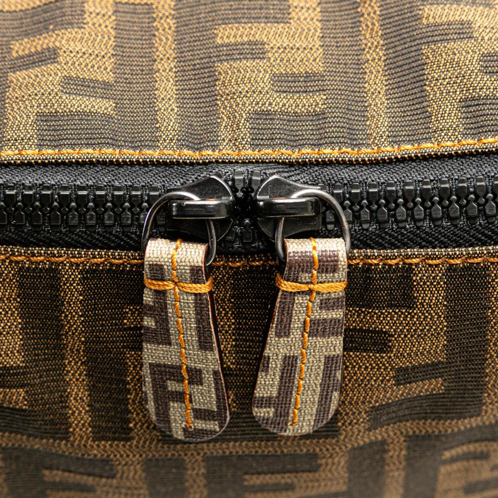 Brown Canvas Fendi Tote