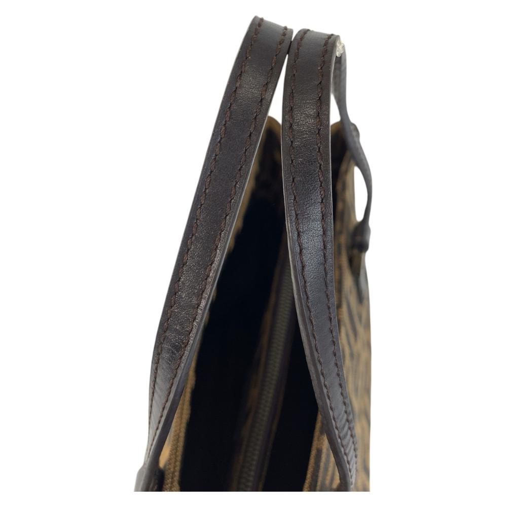 Brown Canvas Fendi Tote