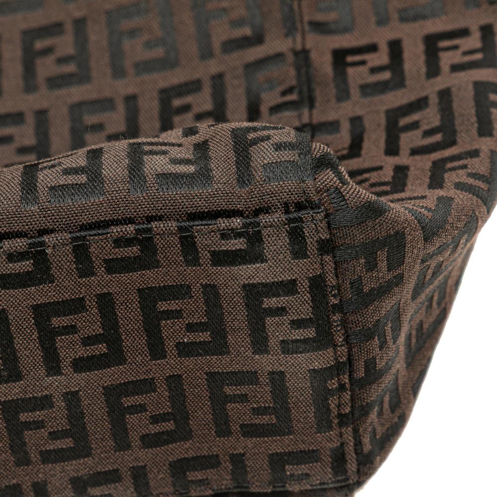 Brown Canvas Fendi Tote