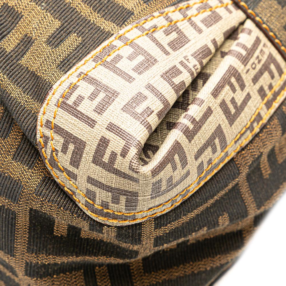 Brown Canvas Fendi Tote