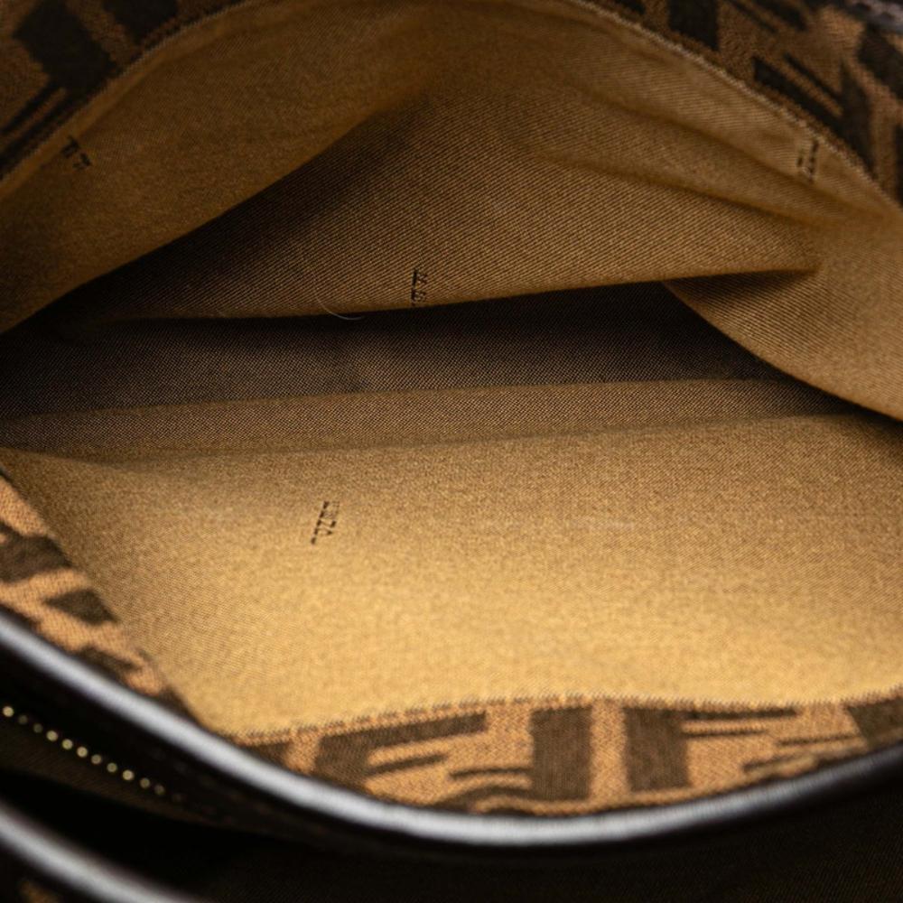 Brown Canvas Fendi Tote