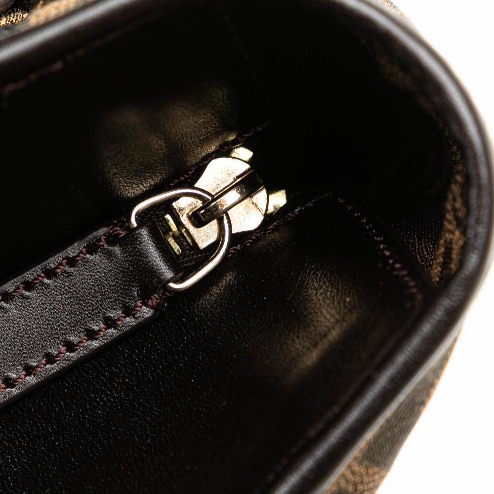 Brown Canvas Fendi Tote