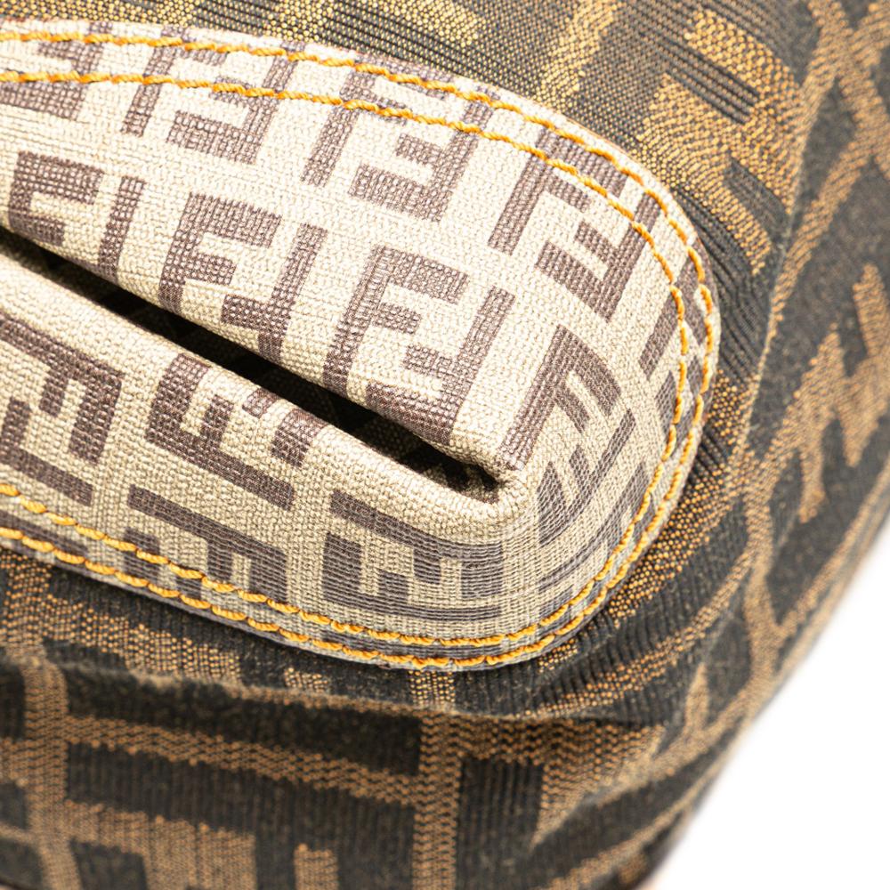 Brown Canvas Fendi Tote