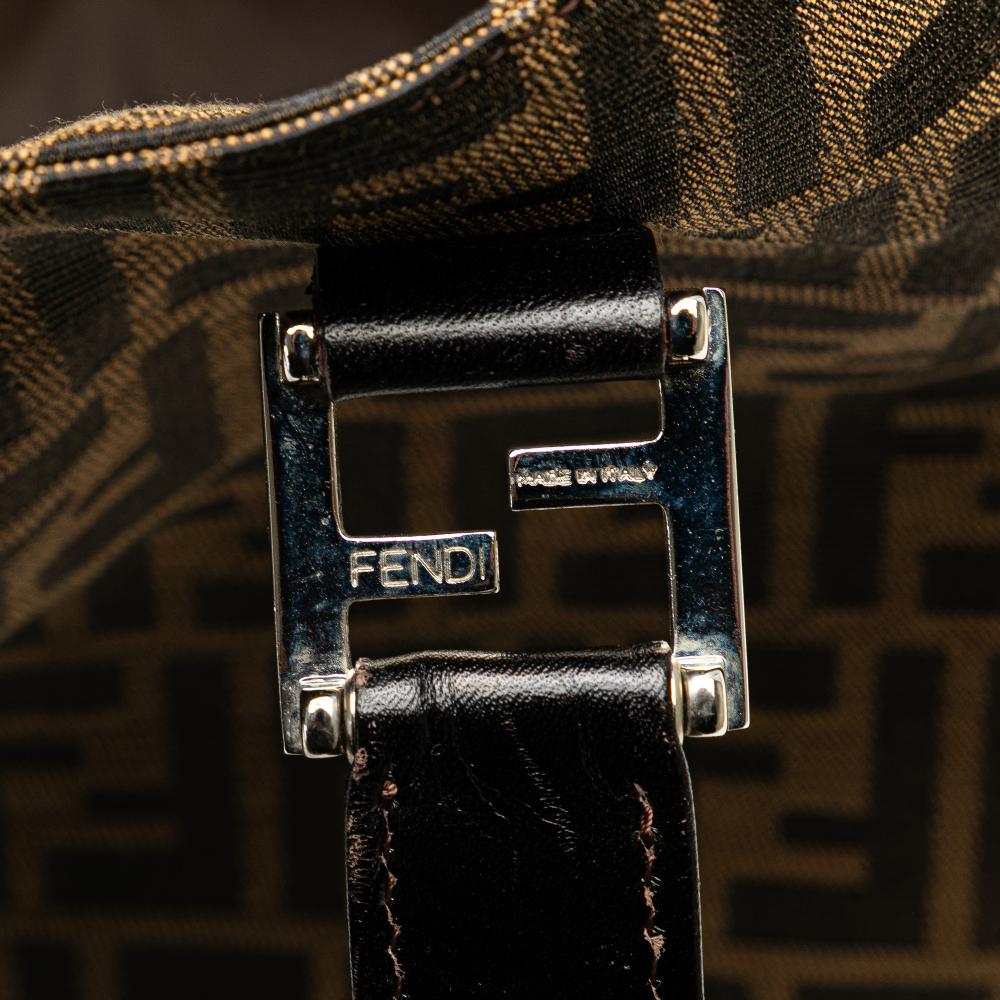 Brown Canvas Fendi Tote