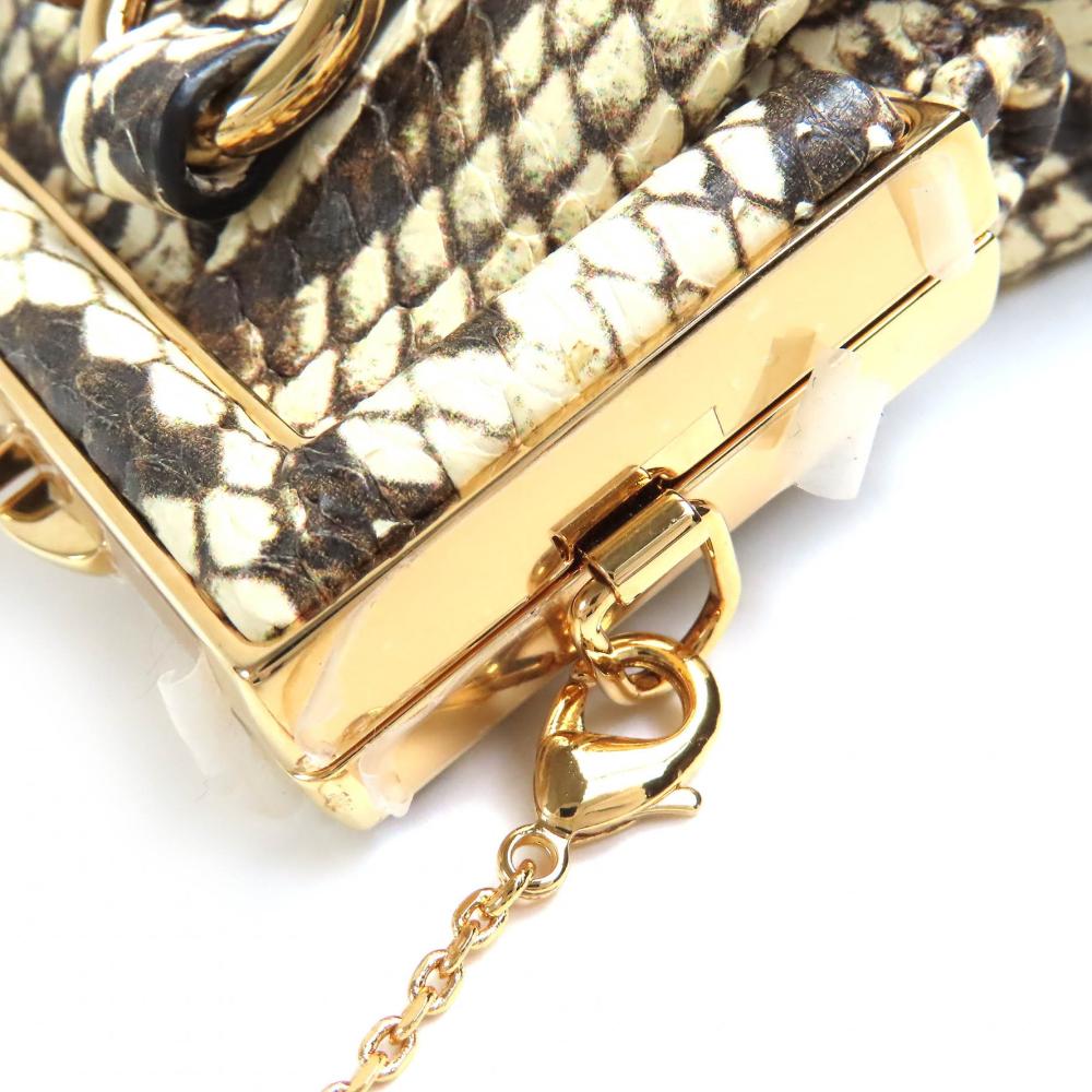 Brown Fabric Fendi Crossbody Bag