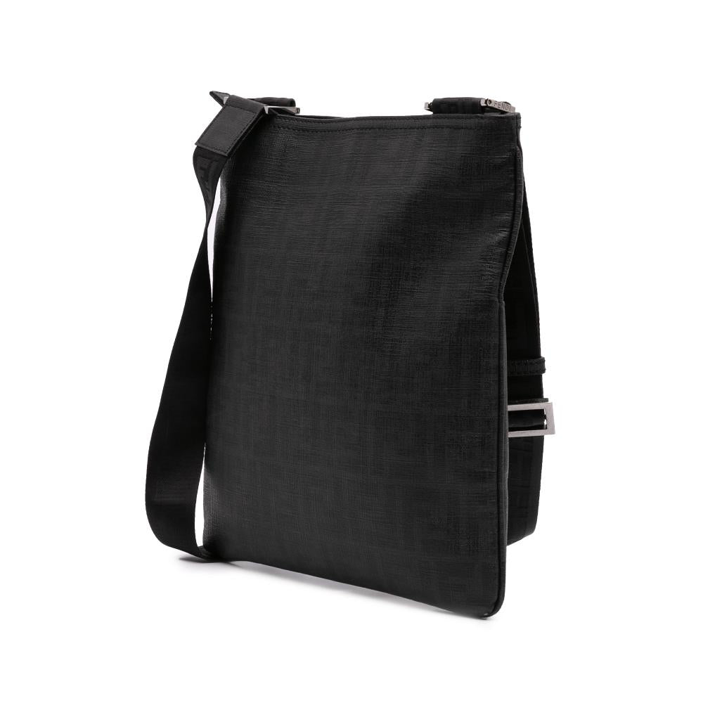 Brown Fabric Fendi Crossbody Bag