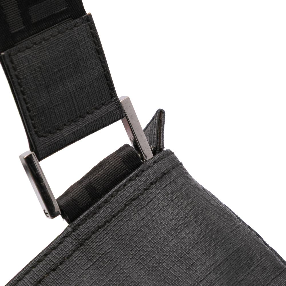 Brown Fabric Fendi Crossbody Bag