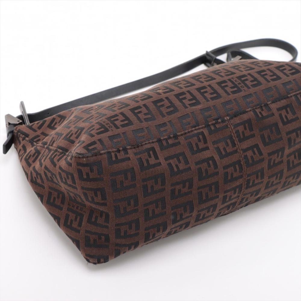 Brown Fabric Fendi Shoulder Bag