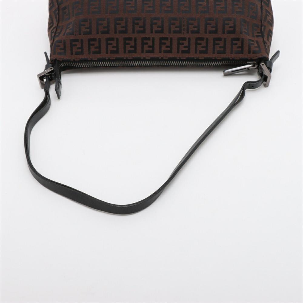 Brown Fabric Fendi Shoulder Bag
