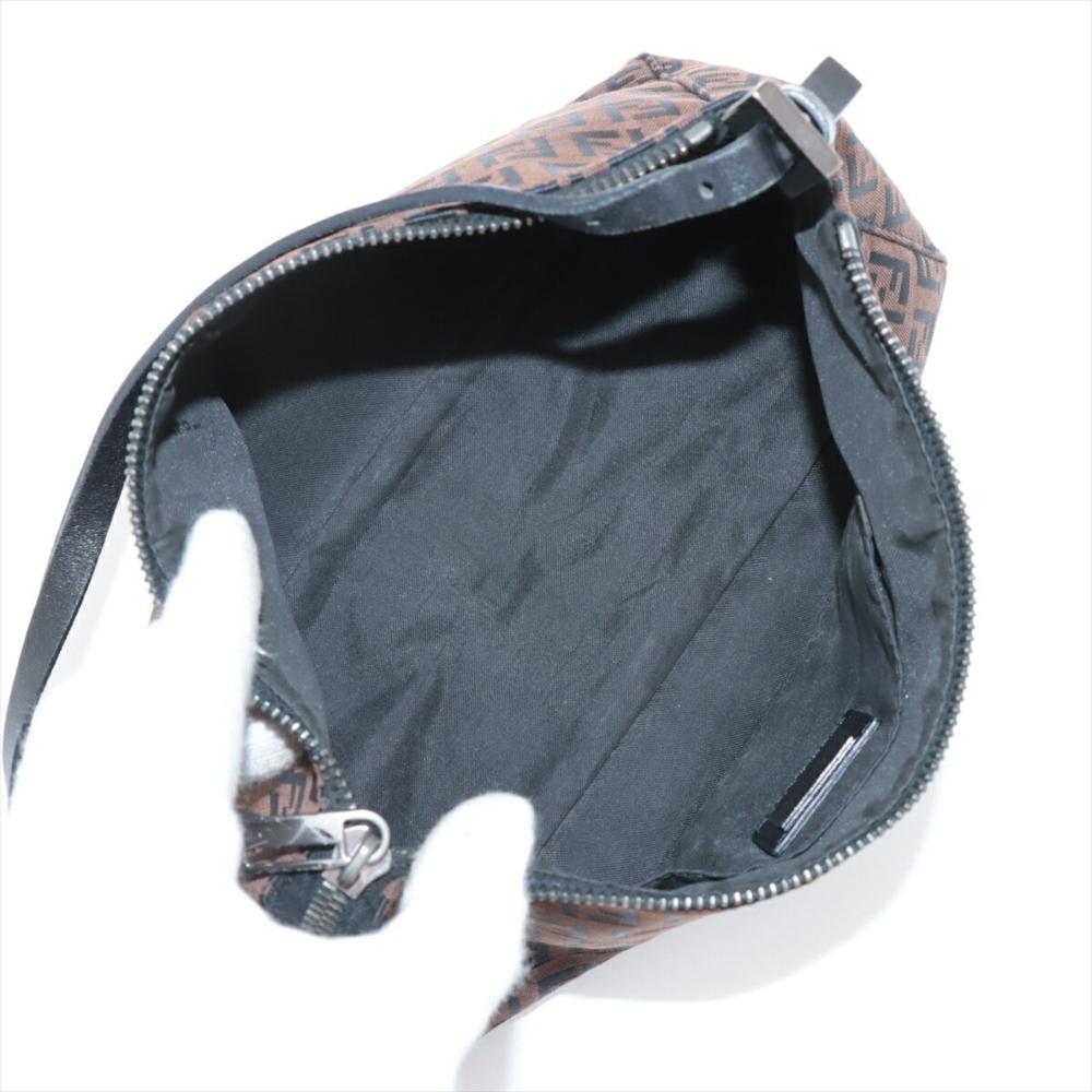 Brown Fabric Fendi Shoulder Bag