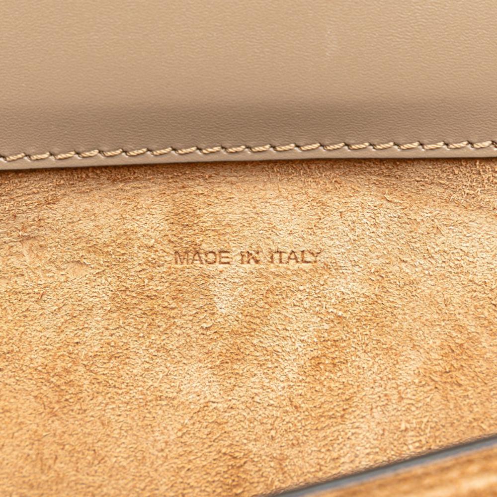 Brown Leather Fendi Shoulder Bag