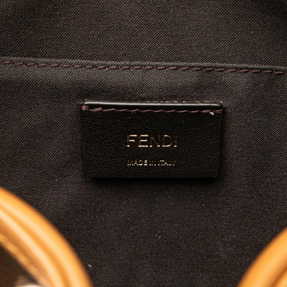 Brown Leather Fendi Crossbody Bag