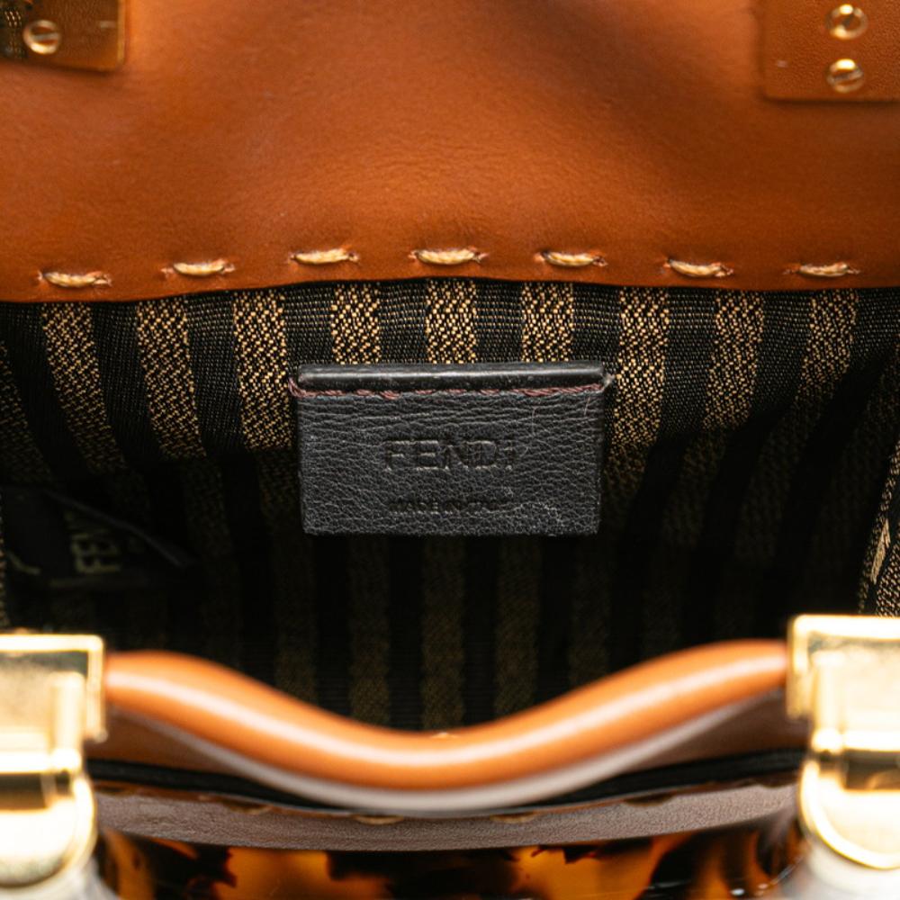 Brown Leather Fendi Tote