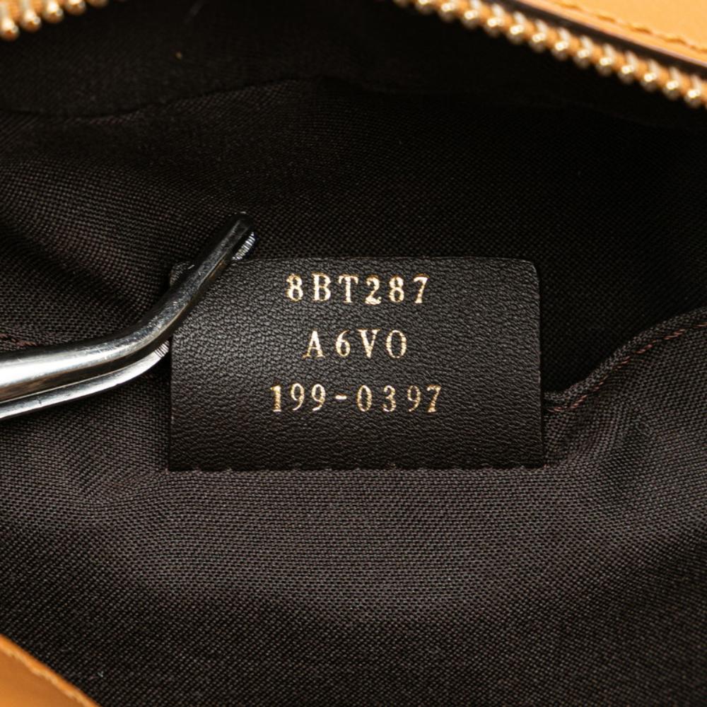 Brown Leather Fendi Crossbody Bag
