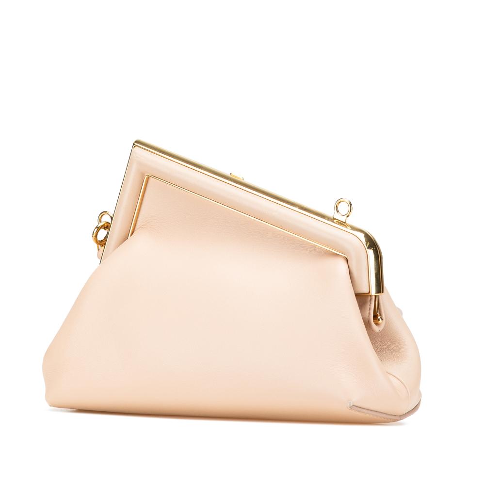 Brown Leather Fendi Crossbody Bag